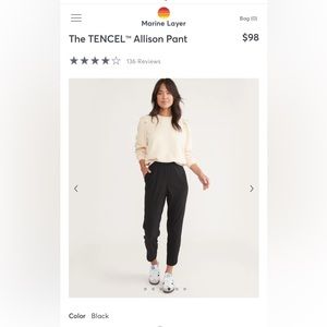 Marine Layer Alison pants medium